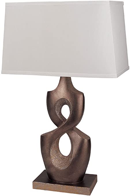 Misty Valley Montbelle Modern Trapeze Shape Golden Bronze Table Lamp (Set-2)