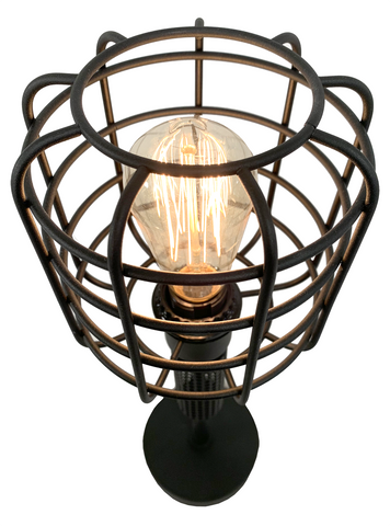 Misty Valley Modern Industrial Marek Table Lamp, Black