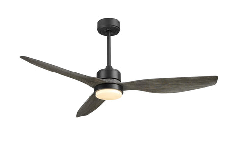 Misty ValleY 52in. Modern Reversible Ceiling Fan with Light, LED Propeller Ceiling Fan with Remote Control
