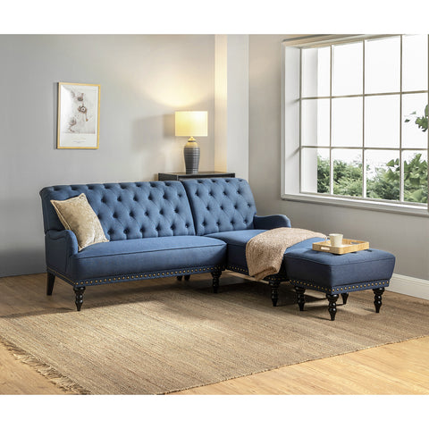 Misty Valley 24.7" Modern LED Bedside Table Lamp with Drum-Shaped Linen Shade