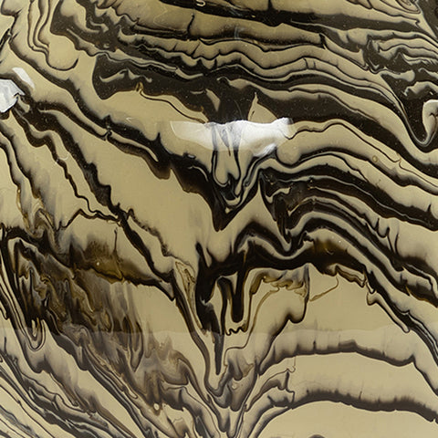 Misty Valley 20" Modern LED Bedside Table Lamp with Linen Shade and Glass Base