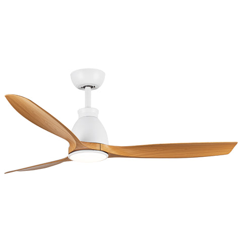 Misty Valley 52in. Integrated LED Burlywood Reversible Ceiling Fan with Light
