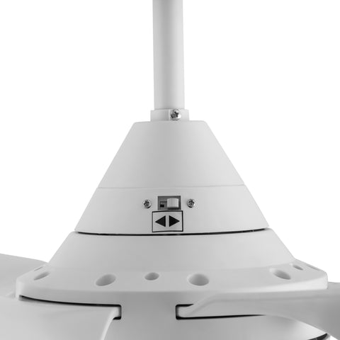 Misty Valley 30in. Integrated LED Modern White Ceiling Fan with Light,ABS Blade