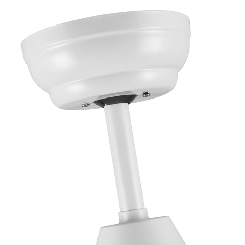 Misty Valley 42in. Integrated LED Modern White Ceiling Fan with Light, Silent Remote Control Ceiling Fan