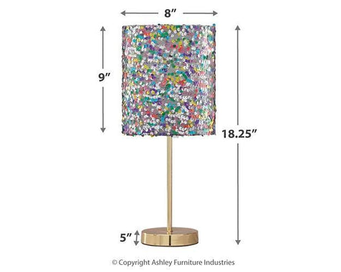 Misty Valley Maddy Multi-Color Contemporary Table Lamp