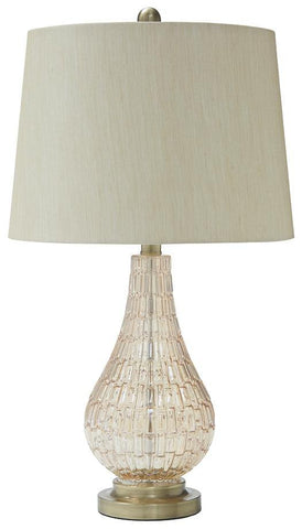 Misty Valley Latoya Champagne Contemporary Table Lamp