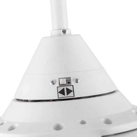 Misty Valley 56in. Integrated Modern White LED Ceiling Fan with Light and Remote Control