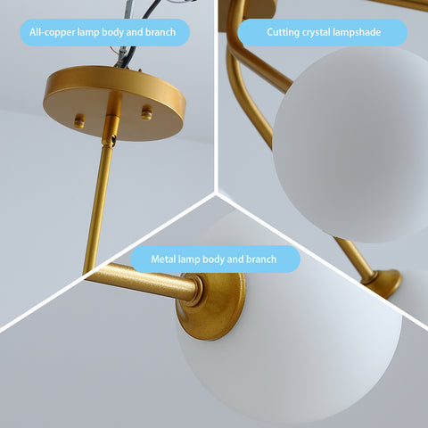 Misty Valley Modern American Branch Chandelier 12 Bulbs