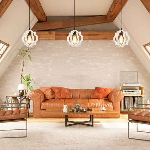 Misty Valley 1-Light Farmhouse Orb Chandelier, Kitchen Island Light for Hallway