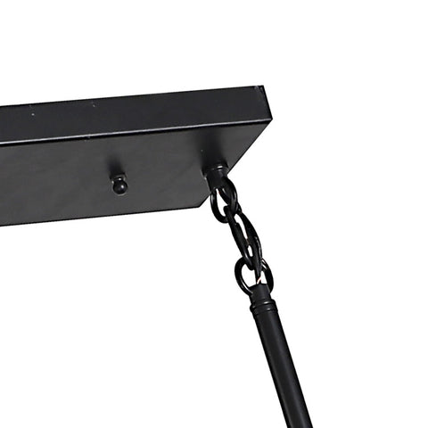 Misty Valley Oak Farmhouse Chandeliers for Dining Room,Rustic Kitchen Island Light Fixture，5-Light Industrial Kitchen Island Pendant Light