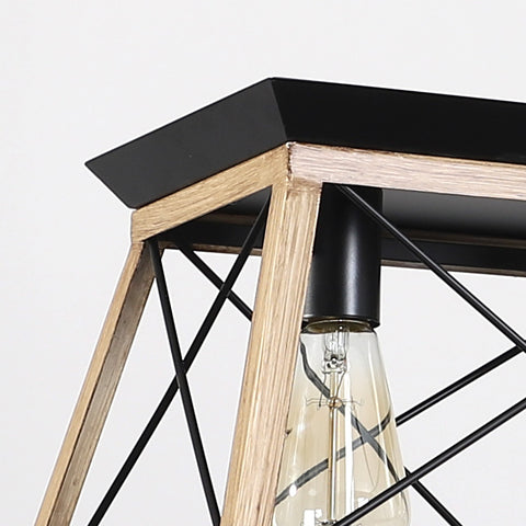 Misty Valley Oak Farmhouse Chandeliers for Dining Room,Rustic Kitchen Island Light Fixture，5-Light Industrial Kitchen Island Pendant Light