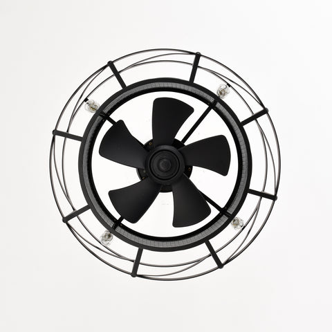 Misty Valley 20in. Industrial 5-Blade Ceiling Fan with remote control ,5 ABS Blades small size ceiling fan