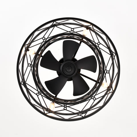 Misty Valley Brown LED Ceiling Fan with Light,AC Motor Quiet Small Ceiling Fan for Bedroom