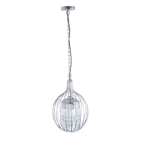Misty Valley Modern American Spherical Crystal Chandelier -3 Bulbs -E12 Lamp Holder