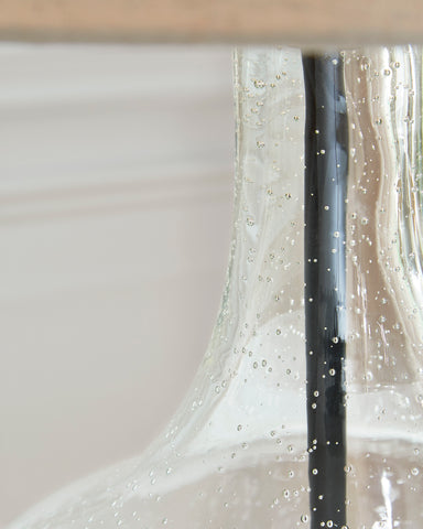 Misty Valley Gregsby Clear/Black Casual Table Lamp (Set of 2)