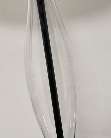 Misty Valley Travisburg Clear/Black Casual Table Lamp (Set of 2)